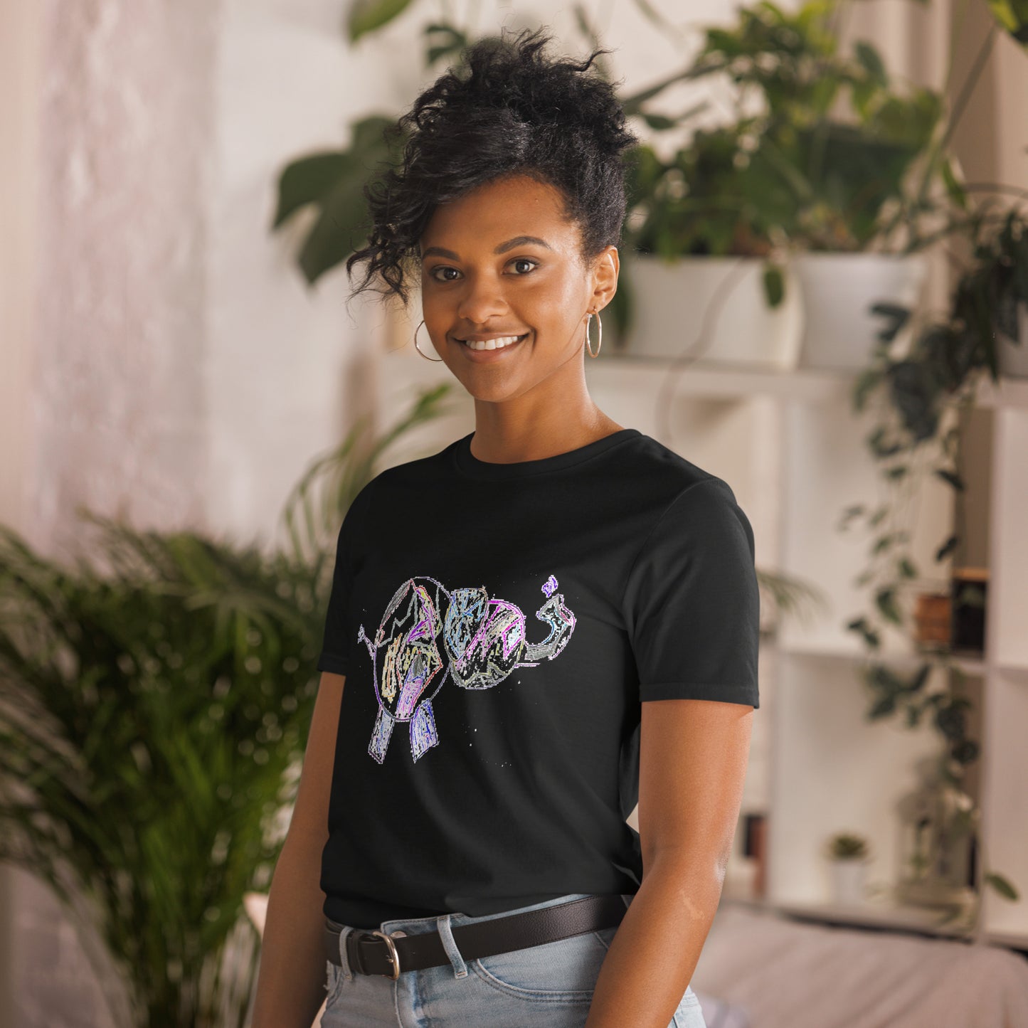Your Custom Art On A Women's Tee