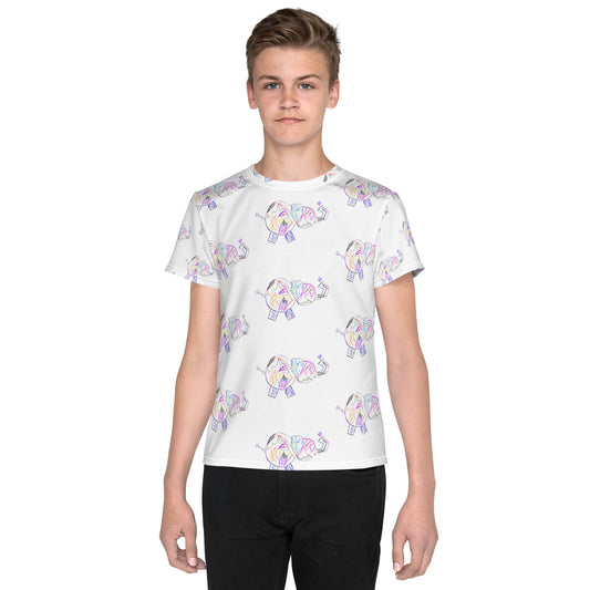 Your Custom Art in a Pattern A Youth Tee