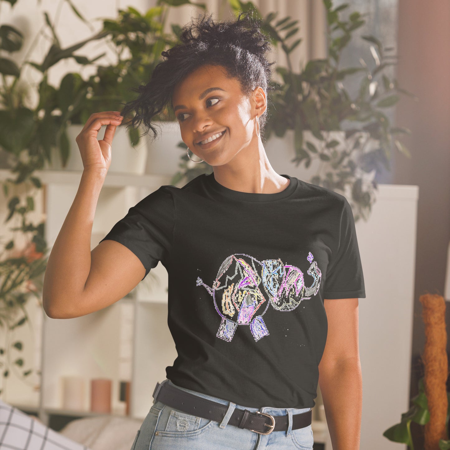 Your Custom Art On A Women's Tee