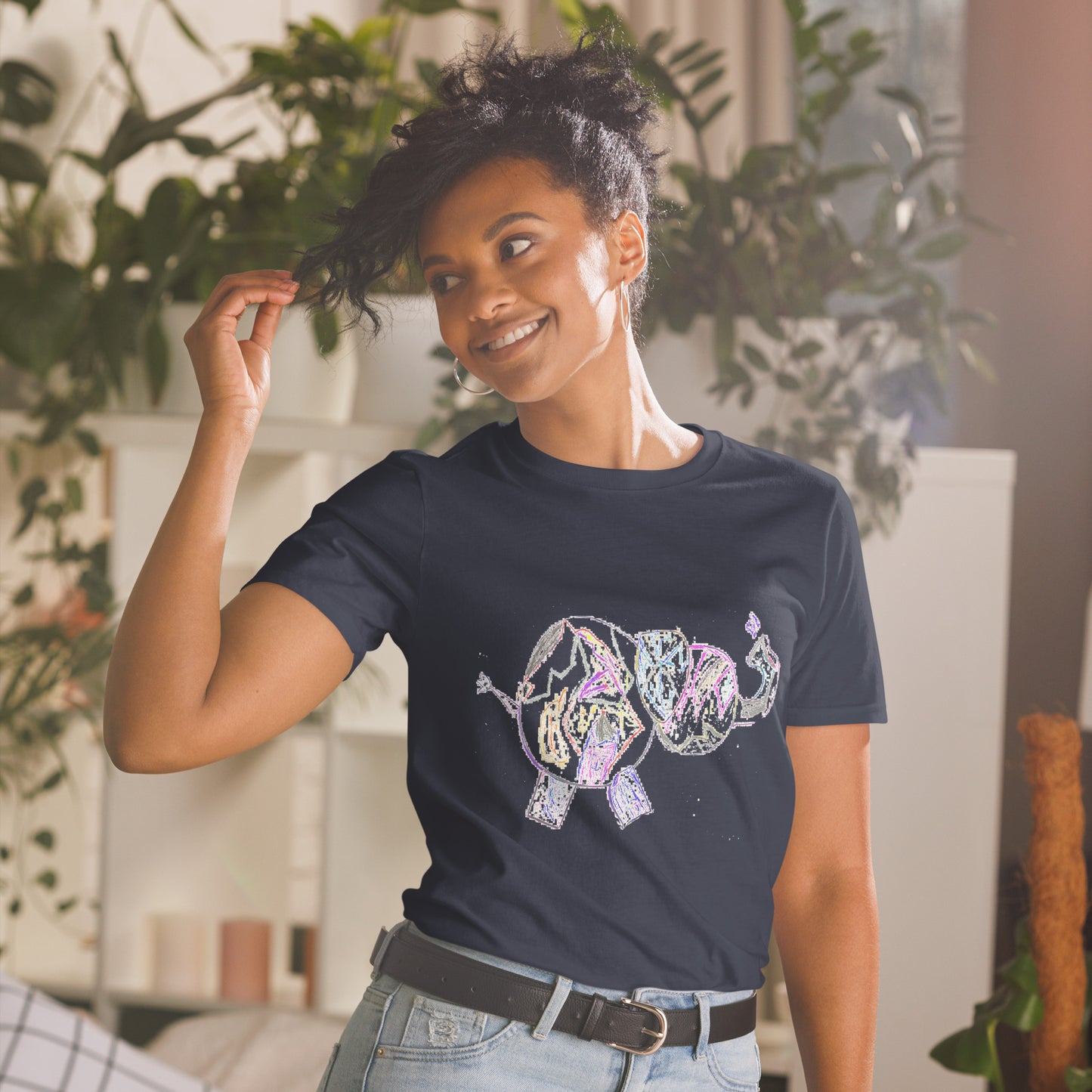 Your Custom Art On A Women's Tee