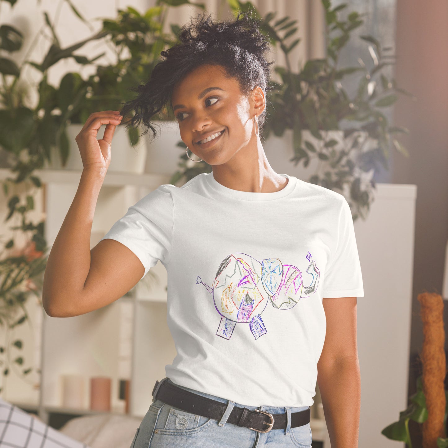 Your Custom Art On A Women's Tee