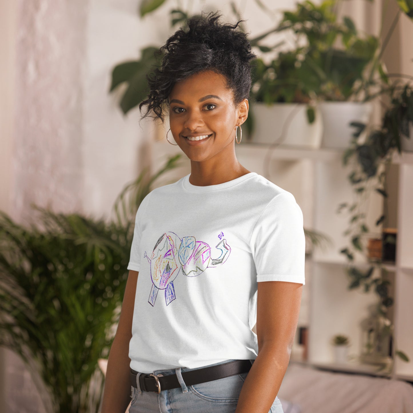 Your Custom Art On A Women's Tee